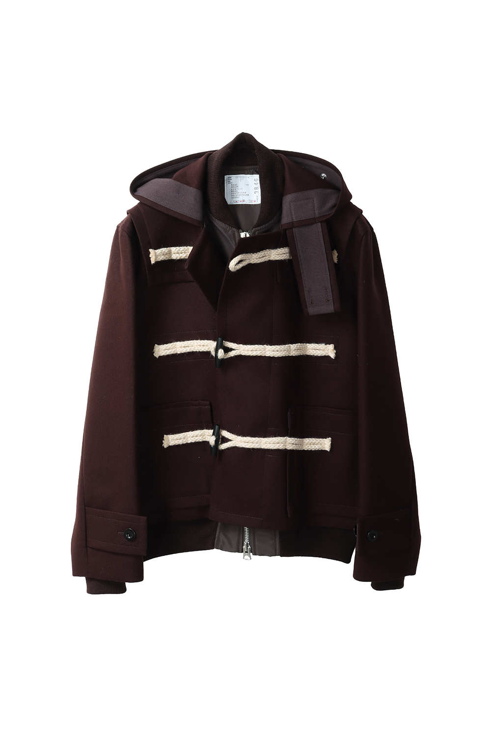 Wool Melton Blouson - BROWN 601 (25-03846M) | セレクトショップ