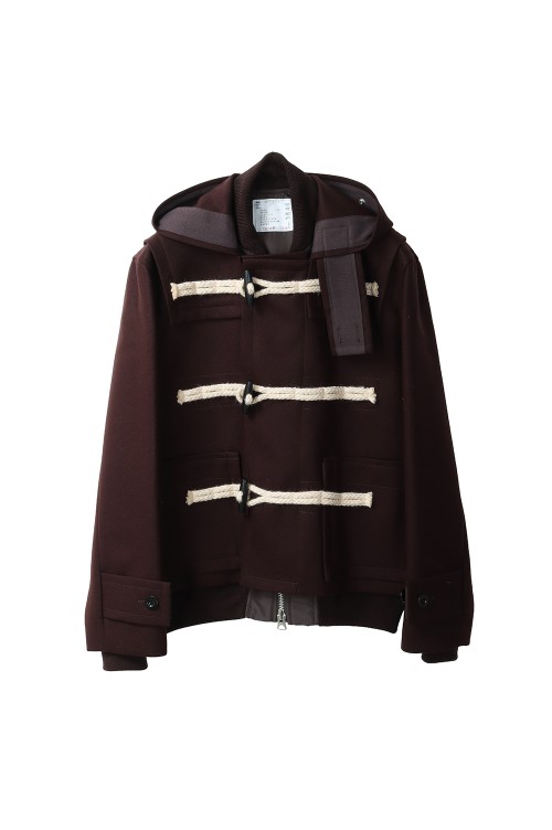 Wool Melton Blouson - BROWN 601 (25-03846M) | セレクトショップ