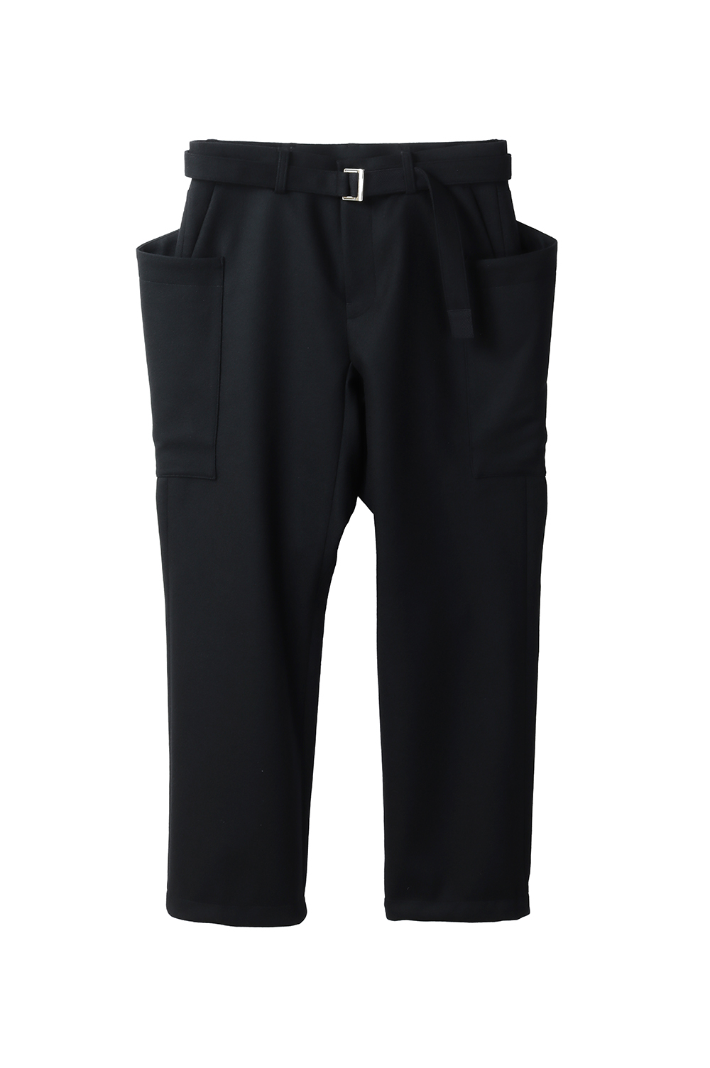 Wool Melton Pants - BLACK 001 (25-03848M) | セレクトショップ