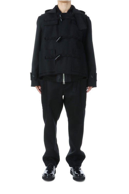新品 25AW sacai(サカイ) Wool Melton Pants 楽天市場】【中古】sacai 25AW Double-Faced Wool Melton Pants ウール