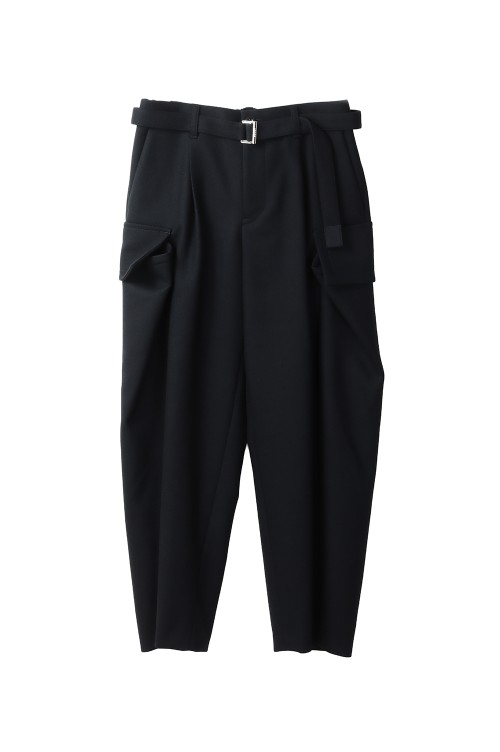 パンツ [sacai] 24aw wool melton pants size 1 sacai] 24aw wool melton pants size 1 - メルカリ