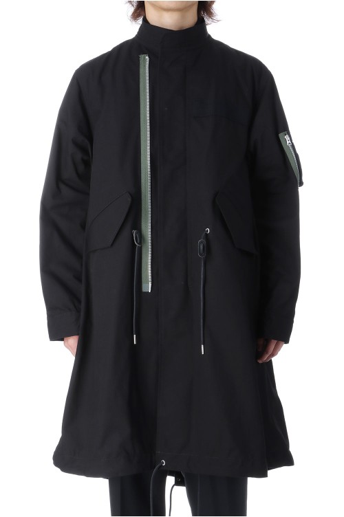 ブルゾン Sacai Rip Stop Padded Blouson Cotton-blend ripstop jacket in black - Sacai | Mytheresa
