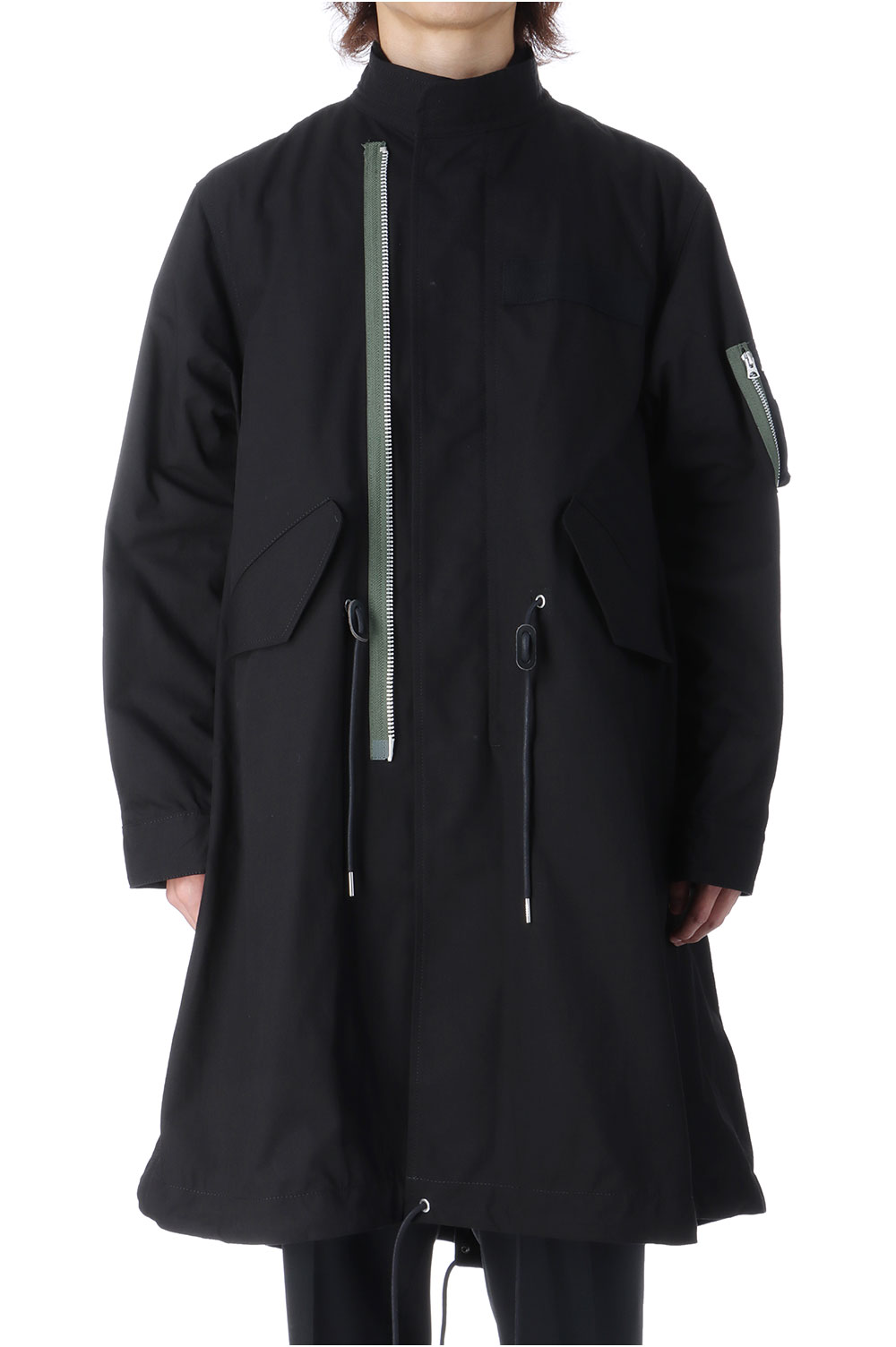 【極美品】sacai 25-03771M Rip Stop Coat カーキ 中古・古着通販】sacai (サカイ) Rip Stop Jacket sacai カーキ サイズ