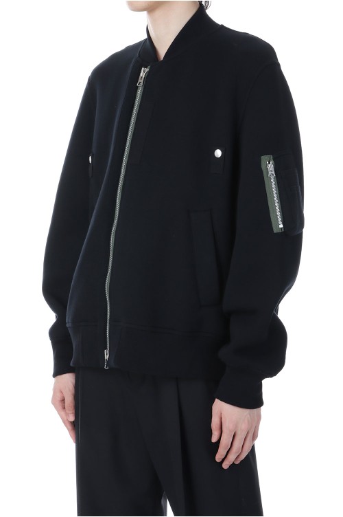 Sponge Sweat Blouson - BLACK 001 (25-03790M) | セレクトショップ