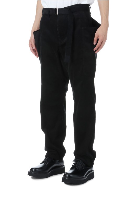 Corduroy Pants - BLACK 001 (25-03819M) | セレクトショップ