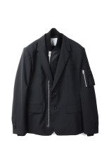 Suiting Vest - BLACK 001 (25-07942) | セレクトショップ