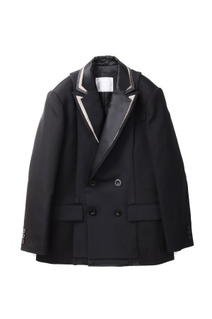 Doeskin×Double-Faced Silk Cotton Jacket Doeskin x Double-Faced Silk Cotton Jacket | sacai Official