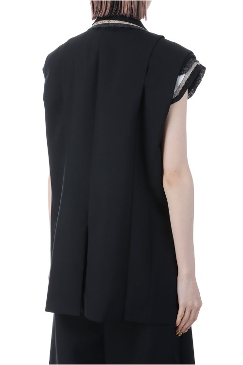Suiting Vest - BLACK 001 (25-07942) | セレクトショップ