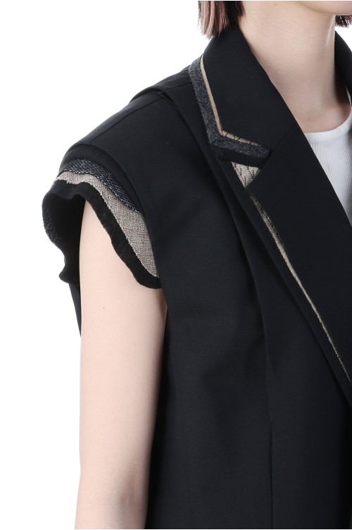 Suiting Vest - BLACK 001 (25-07942) | セレクトショップ