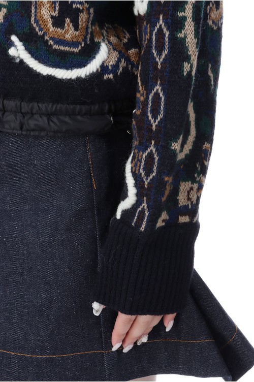 トップス 24ss sacai Jacquard Knit Pullover Sacai Jacquard Knit Pullover In Red - 81% Off | Editorialist
