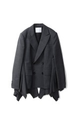 SACAI♡ Suiting Vest - BLACK 001 (25-07942) Suiting Vest - BLACK 001 (25-07942) | セレクトショップ