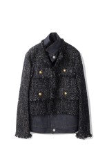 Doeskin×Double-Faced Silk Cotton Jacket Doeskin x Double-Faced Silk Cotton Jacket | sacai Official