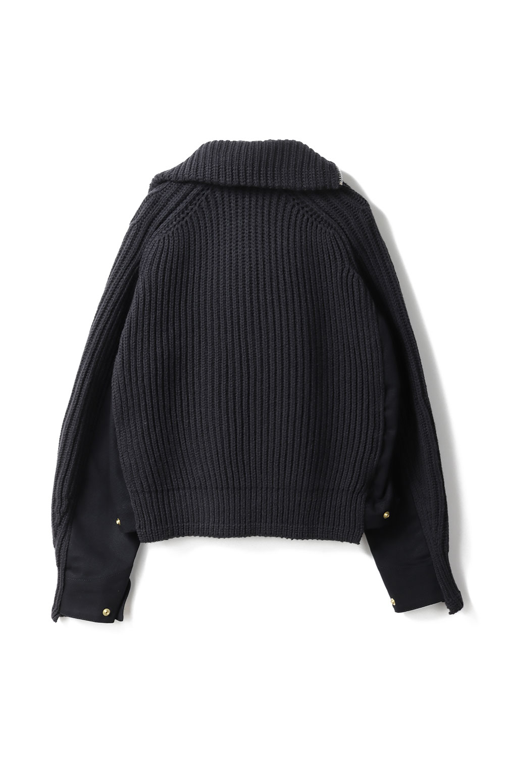 Carhartt WIP Duck x Wool Knit Blouson - BLACK 001 (25-08085