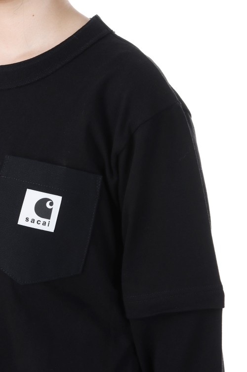 Carhartt WIP Cotton Jersey L/S T-Shirt - BLACK 001 (25-00994S