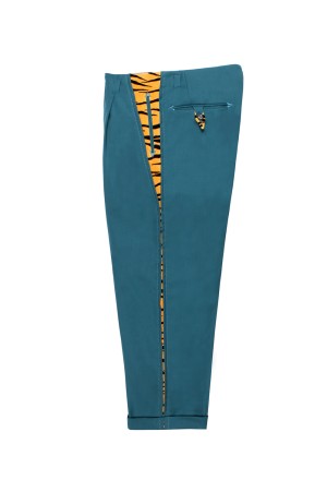 WOLF'S HEAD / ROCKABILLY PANTS ( TYPE-3 ) / TURQOISE (WOLFSHEAD-WM-PT34)
