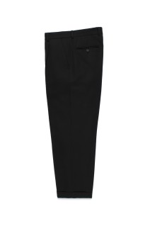 PLEATED TROUSERS ( TYPE-2 ) / BLACK (25FW-WMP-TR02)