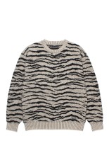TIGER MOHAIR CREW NECK SWEATER / IVORY (25FW-WMK-KN05)