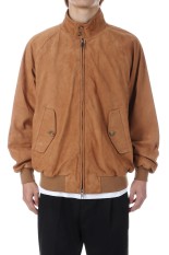 BARACUTA / G9 SUEDE LEATHER HARRINGTON JACKET / BEIGE (25FW-WMO-BC01)
