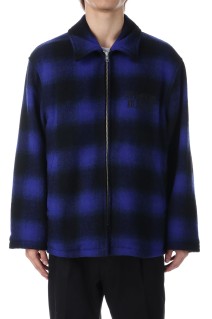 OMBRE CHECK 50'S JACKET ( TYPE-2 ) / NAVY (25FW-WMO-BL19)