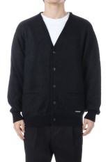 MOHAIR CARDIGAN / BLACK (25FW-WMK-KN20)