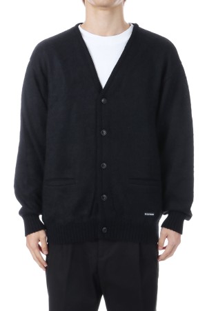 MOHAIR CARDIGAN / BLACK (25FW-WMK-KN20) | セレクトショップ