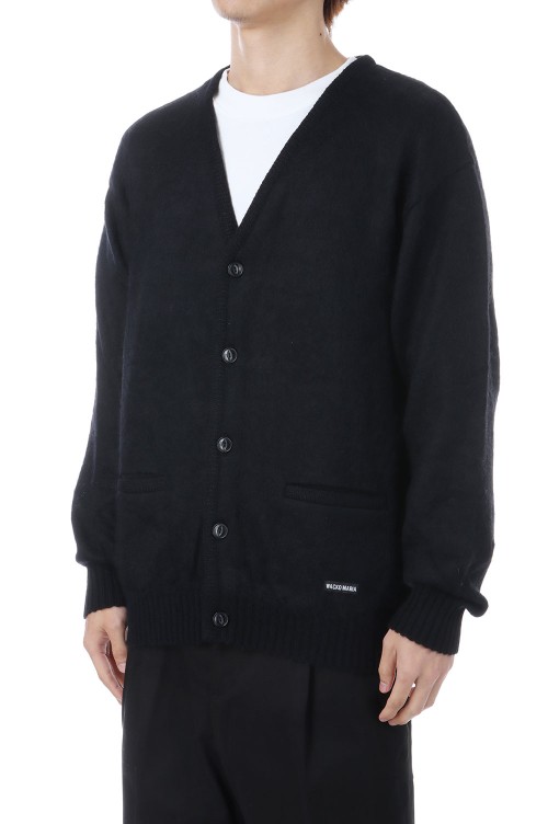 MOHAIR CARDIGAN / BLACK (25FW-WMK-KN20) | セレクトショップ