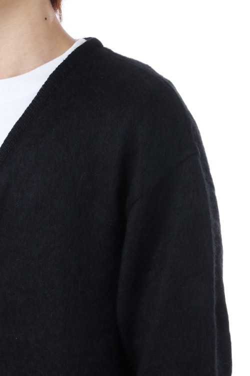 MOHAIR CARDIGAN / BLACK (25FW-WMK-KN20) | セレクトショップ