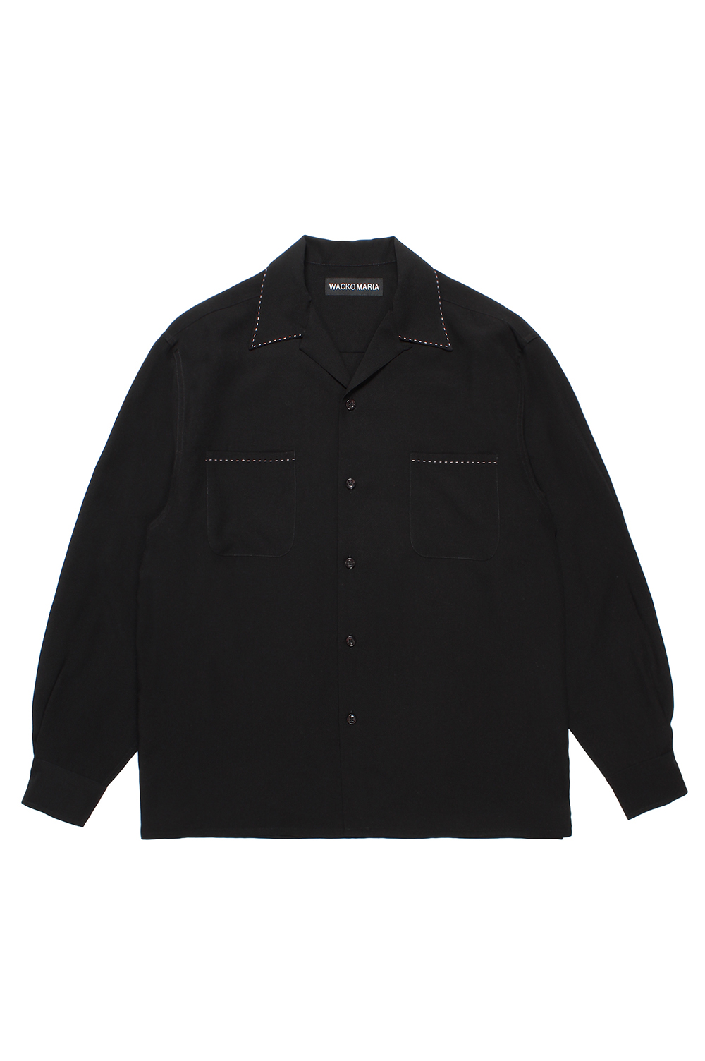 50'S SHIRT L/S ( TYPE-5 ) / BLACK (25FW-WMS-OC10) | セレクト