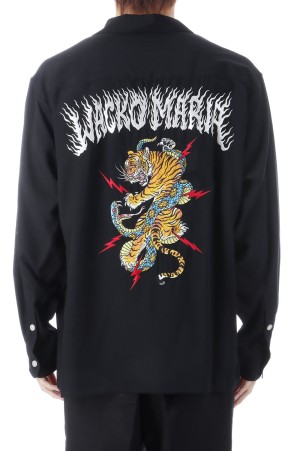 TIM LEHI / 50'S SHIRT L/S ( TYPE-1 ) / BLACK (25FW-WMS-OC11)