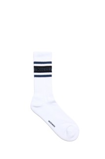 SKATER SOCKS ( TYPE-2 ) / WHITE-NAVY (25FW-WMA-SO02)