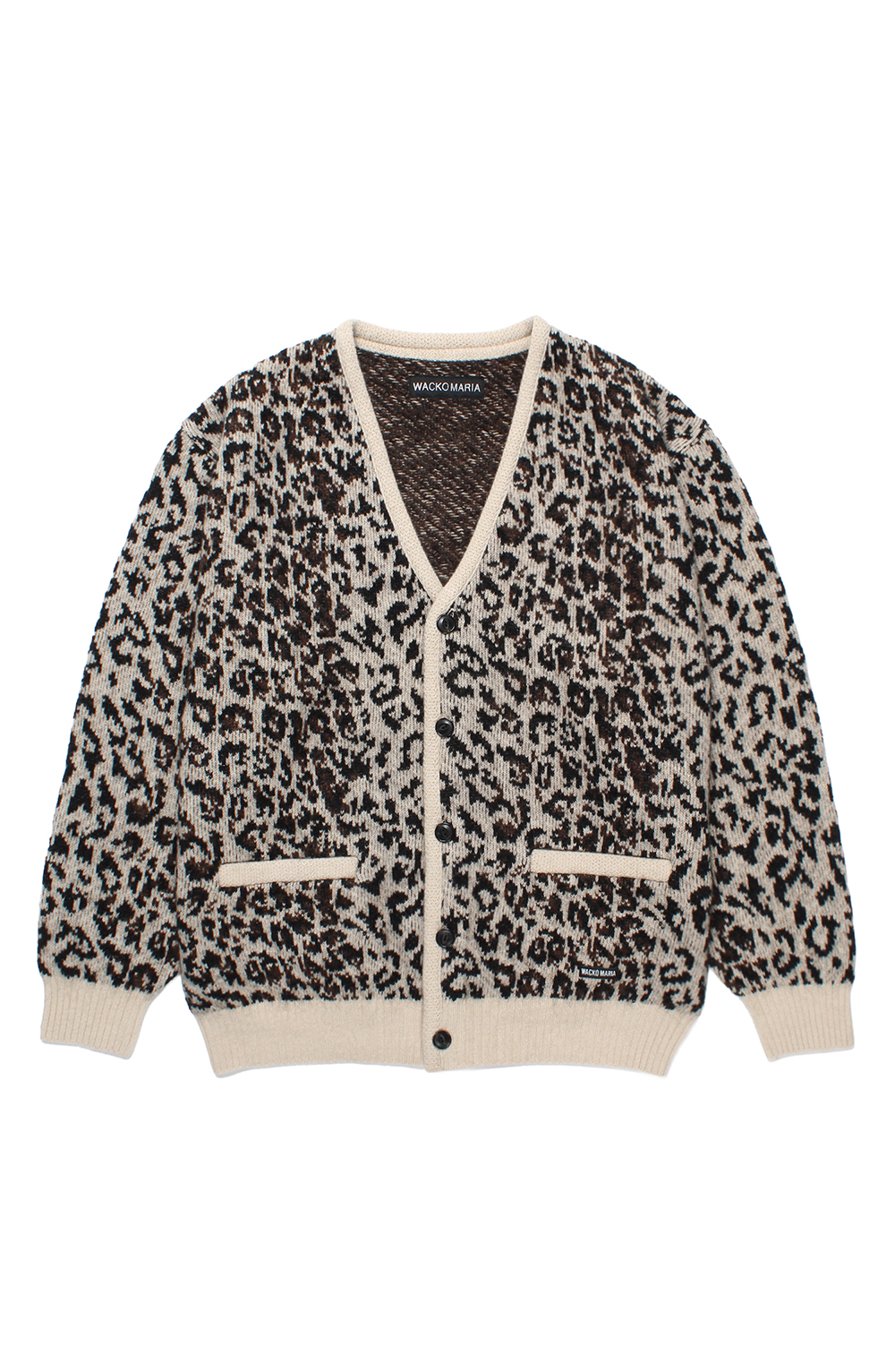 LEOPARD MOHAIR CARDIGAN / IVORY (25FW-WMK-KN08) | セレクトショップ