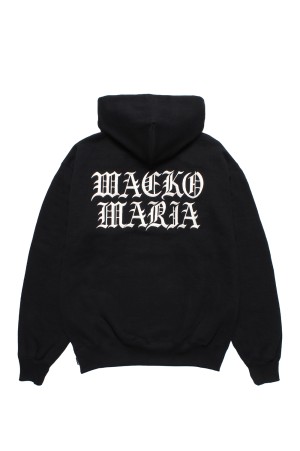 HEAVY WEIGHT PULLOVER HOODED SWEAT SHIRT ( TYPE-2 ) / BLACK (25FW-WMC-SS04)
