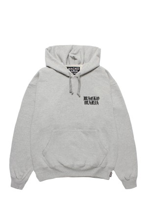 HEAVY WEIGHT PULLOVER HOODED SWEAT SHIRT ( TYPE-2 ) / GRAY (25FW-WMC-SS04)