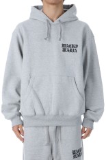 HEAVY WEIGHT PULLOVER HOODED SWEAT SHIRT ( TYPE-2 ) / GRAY (25FW-WMC-SS04)