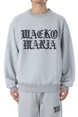 HEAVY WEIGHT CREW NECK SWEAT SHIRT / GRAY (25FW-WMC-SS05)