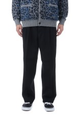 DOUBLE PLEATED WOOL TROUSERS ( TYPE-2 ) / BLACK (25FW-WMP-PT02)