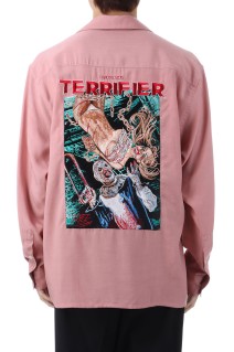 TERRIFIER / 50'S SHIRT L/S / PINK (TERRIFIER-WM-OC01)
