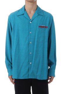 TERRIFIER / 50'S SHIRT L/S / BLUE (TERRIFIER-WM-OC01)