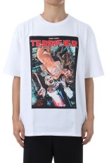 TERRIFIER / WASHED HEAVY WEIGHT CREW NECK T-SHIRT ( TYPE-1 ) / WHITE (TERRIFIER-WM-WT01)