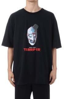 TERRIFIER / WASHED HEAVY WEIGHT CREW NECK T-SHIRT ( TYPE-2 ) / WHITE (TERRIFIER-WM-WT02)