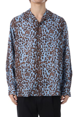 HAWAIIAN SHIRT L/S ( TYPE-1 ) / BLUE (25FW-WMS-HI01)