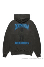 DEATH ROW RECORDS / WASHED MIDDLE WEIGHT PULLOVER HOODED SWEAT SHIRT / GRAY (DEATHROW-WM-SS02)
