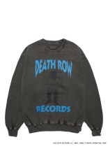 DEATH ROW RECORDS / WASHED MIDDLE WEIGHT CREW NECK SWEAT SHIRT / GRAY (DEATHROW-WM-SS03)