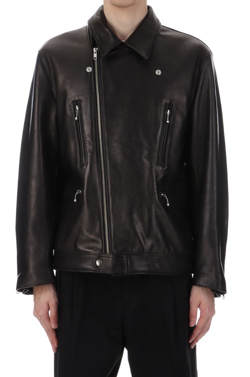 WACKOMARIA 25fw LEATHER TRUCKER JACKET M DOUBLE RIDERS LEATHER  