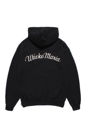 MIDDLE WEIGHT PULLOVER HOODED SWEAT SHIRT ( TYPE-2 ) / BLACK (25FW-WMC-SS07)