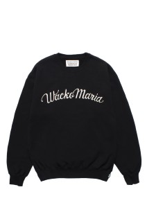 MIDDLE WEIGHT CREW NECK SWEAT SHIRT ( TYPE-1 ) / BLACK (25FW-WMC-SS08)
