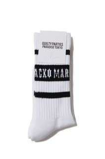 SKATER SOCKS ( TYPE-1 ) / WHITE-BLACK (25FW-WMA-SO01)