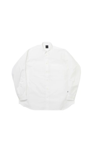 W's TECH REGULAR COLLAR SHIRT L/S - WHITE (BE-83025WL)