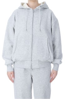 W's TECH SWEAT DOUBLE FACE PARKA - HEATHER GRAY (BE-54025WL)