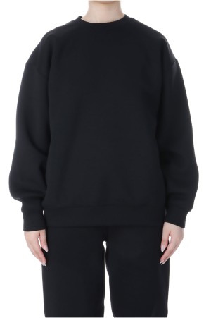 W's TECH SCUBA KNIT CREW - BLACK (BE-60025WL)